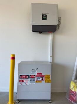 FoxESS inverter and battery installation